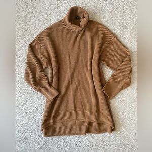 J crew camel sweater